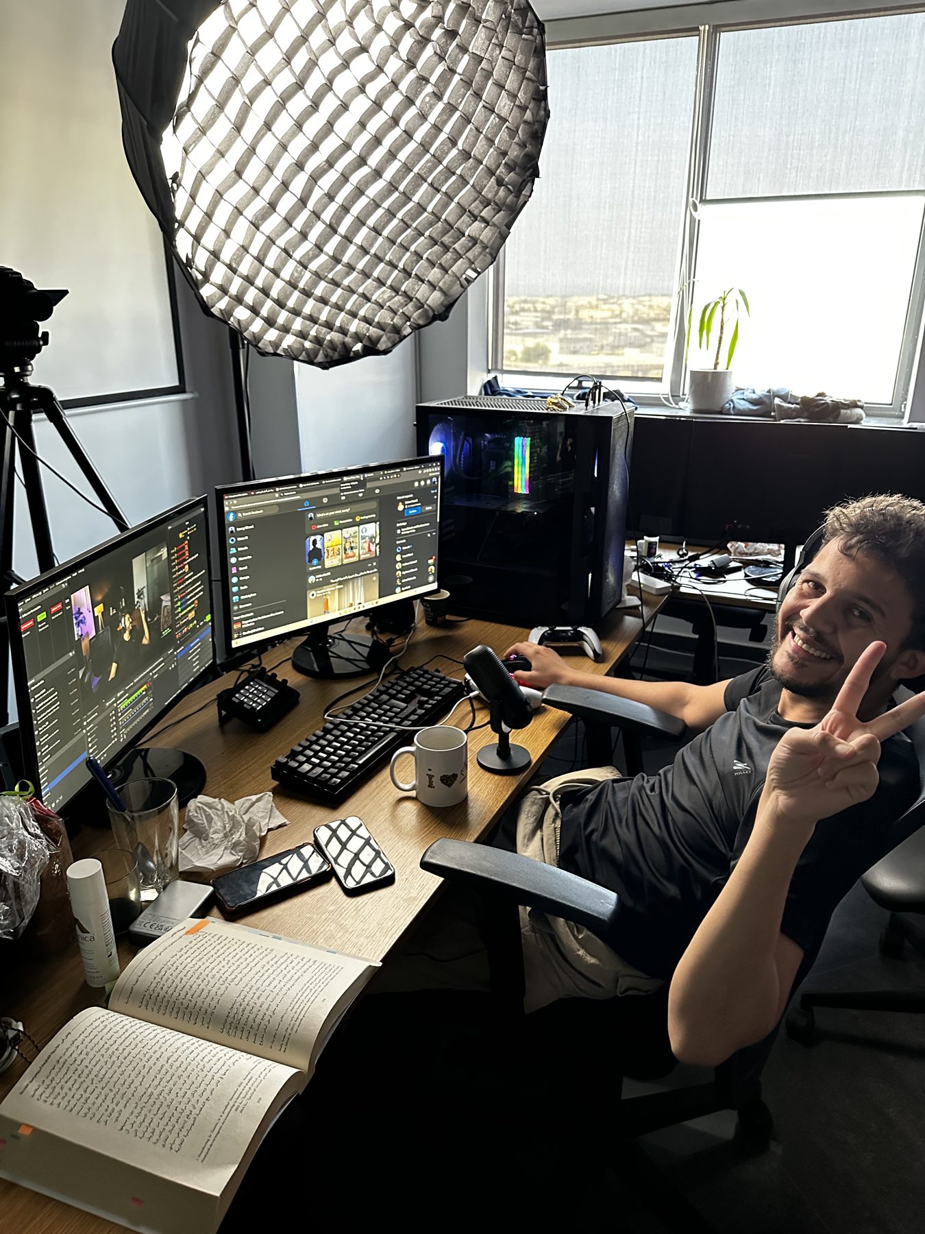 Subathon de Louay Cherni : plus de 300 heures de live sur Kick depuis le Light Zone Studio