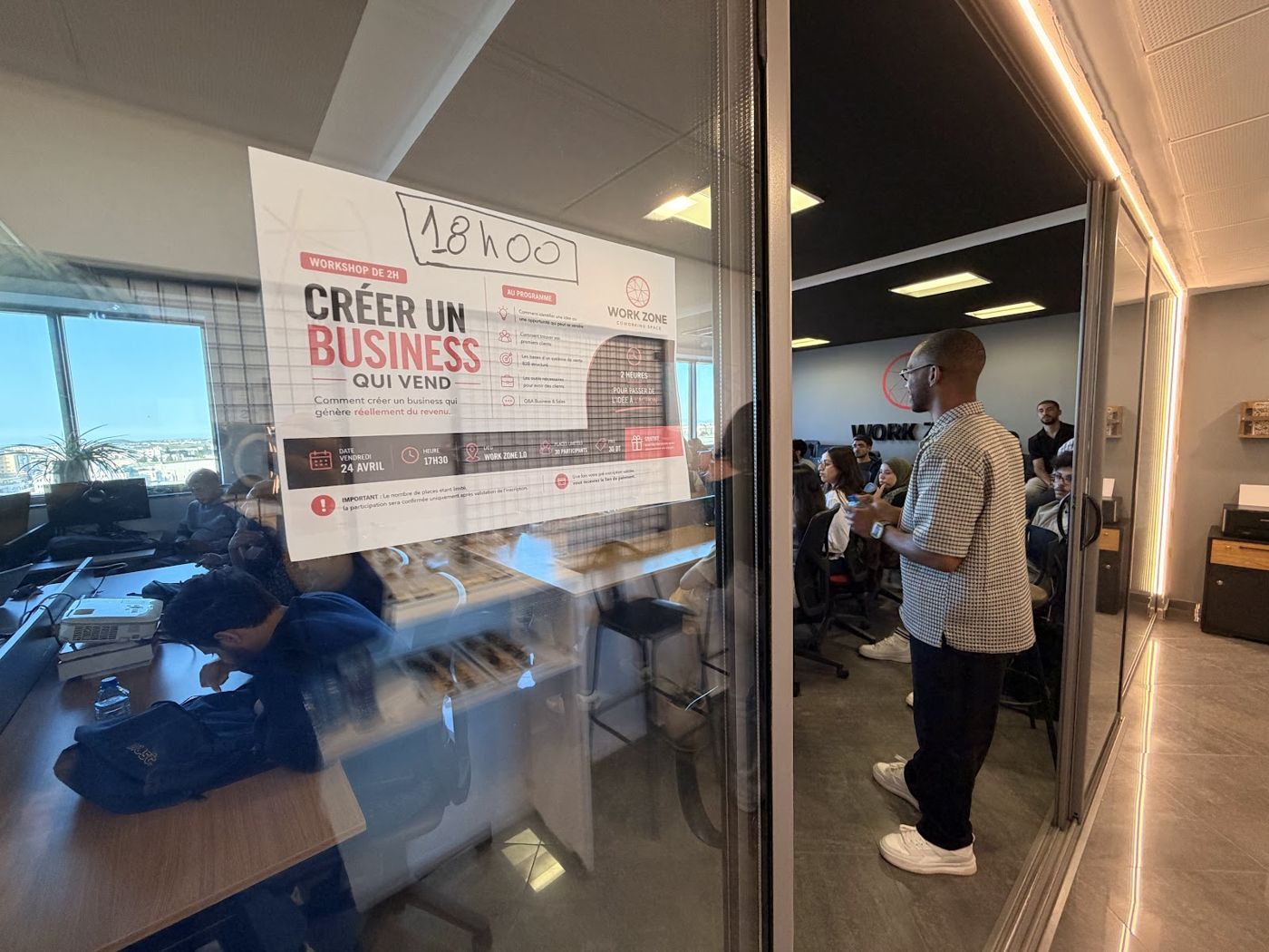 Affiche du workshop Créer un business qui vend du 24 avril 2026